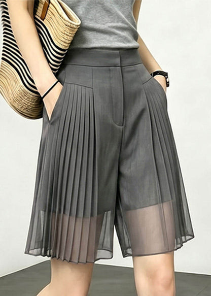 Women's Tulle Shorts Patchwork Design 4