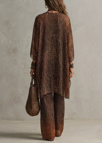 Women's Two-Piece Jumpsuit Set Casual Long Sleeve 4