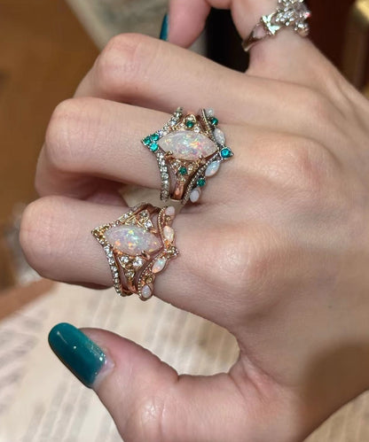 Women's Two-Piece Ring Set Classic Style 2