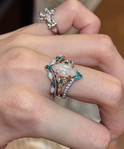 Women's Two-Piece Ring Set Classic Style 3