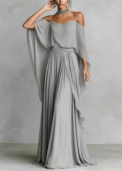 Women's Two-Piece Set Asymmetrical Draped Style 2