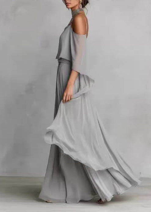 Women's Two-Piece Set Asymmetrical Draped Style 4