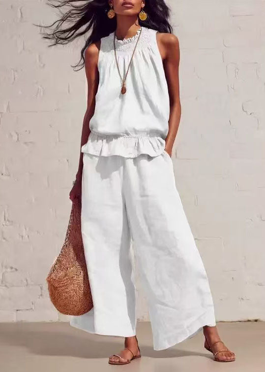 Women's Two-Piece Set Cold Shoulder Summer Style 2