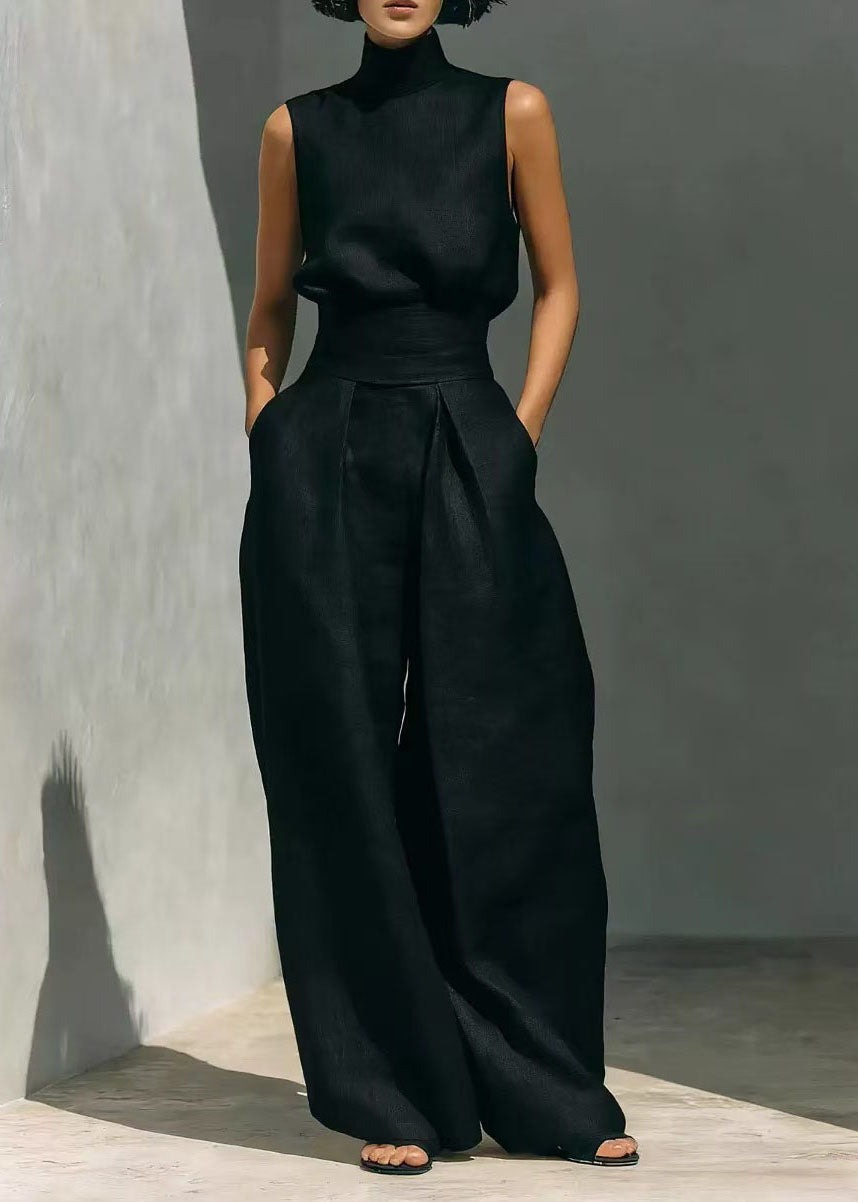 Women's Two-Piece Set High Neck Summer Style 2