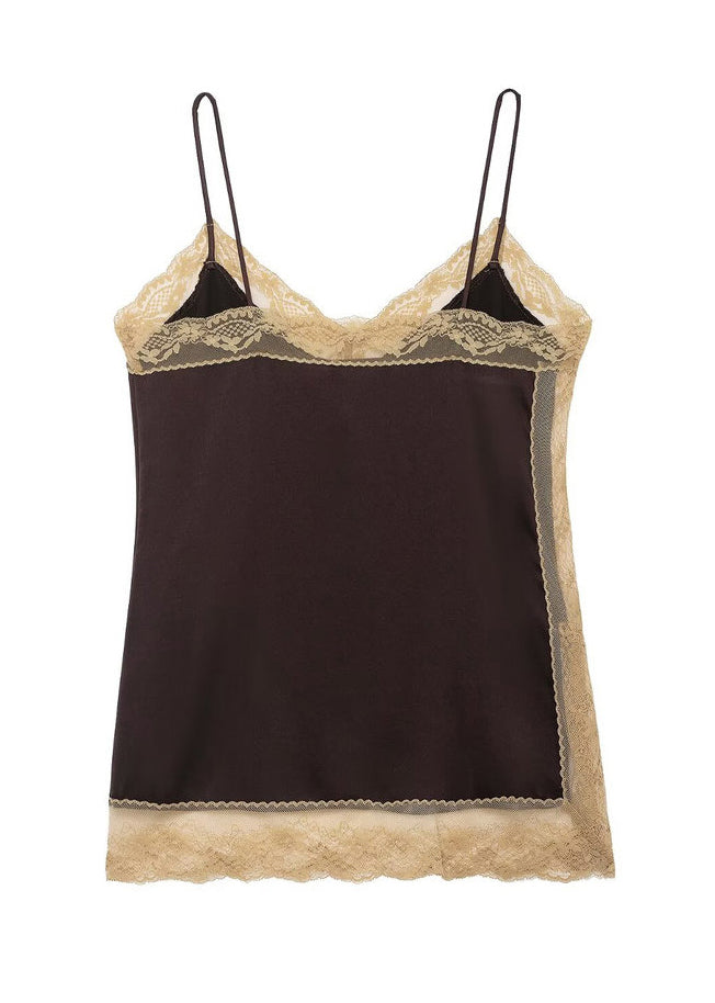 Women's Two-Piece Set Lace Patchwork Summer Style 4