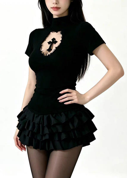 Women's Two-Piece Set Layered Cut Out Style 1
