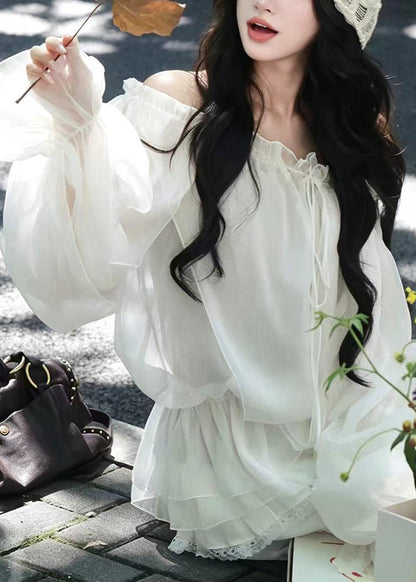 Women's Two-Piece Set Layered Ruffle Design 3