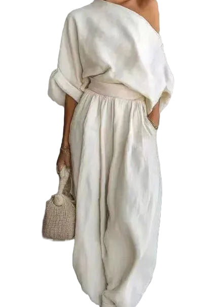 Women's Two-Piece Set Oversized One Shoulder Summer Style 2