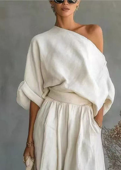 Women's Two-Piece Set Oversized One Shoulder Summer Style 3