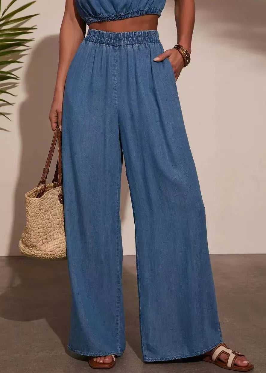 Women's Two-Piece Set Sleeveless Casual Style 3