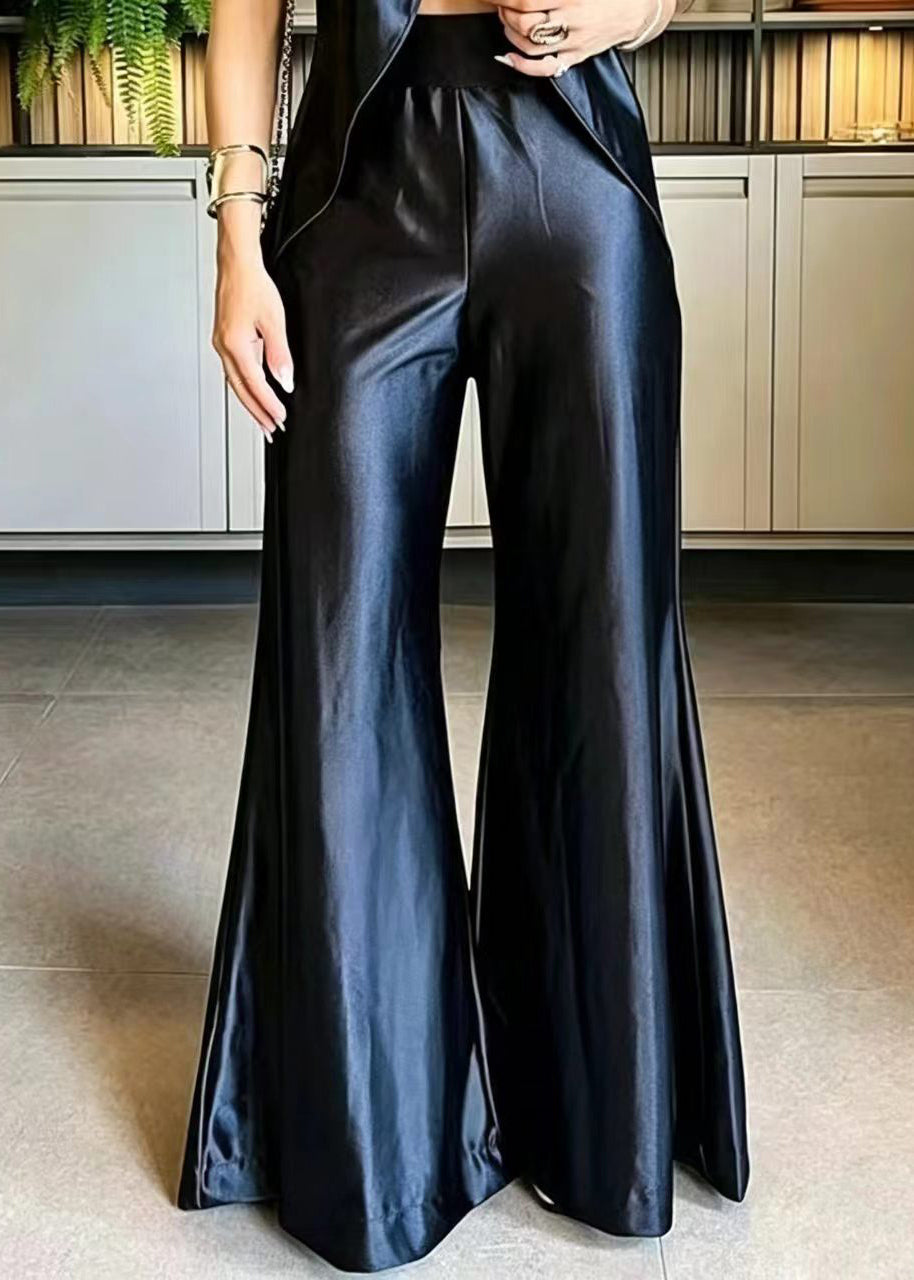 Women's Two-Piece Set Stand Collar Asymmetrical Sleeveless 4