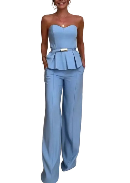 Women's Two-Piece Set Strapless Sleeveless 0