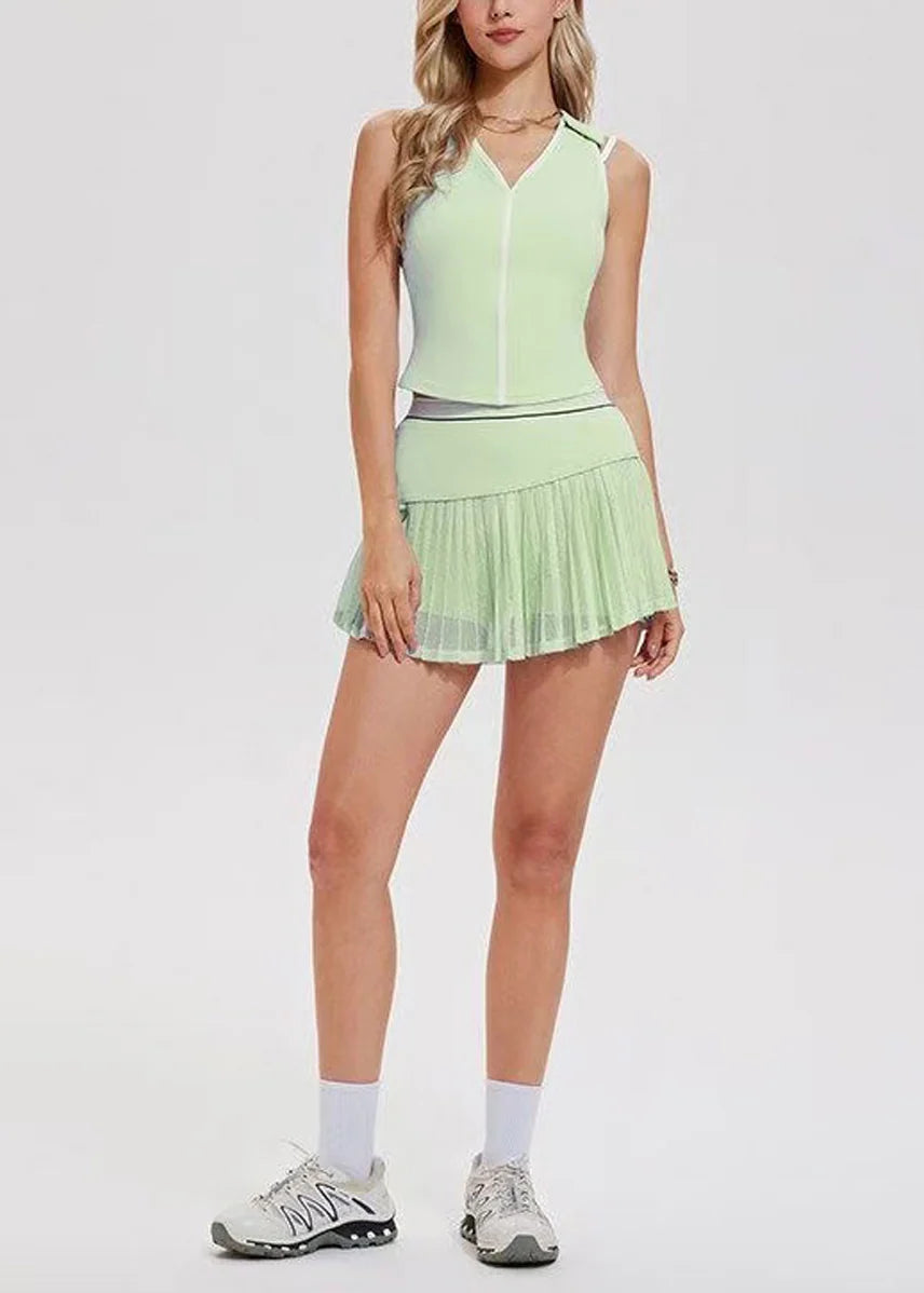 Women's Two-Piece Sports Set Active Wear with Built-In Shorts 1