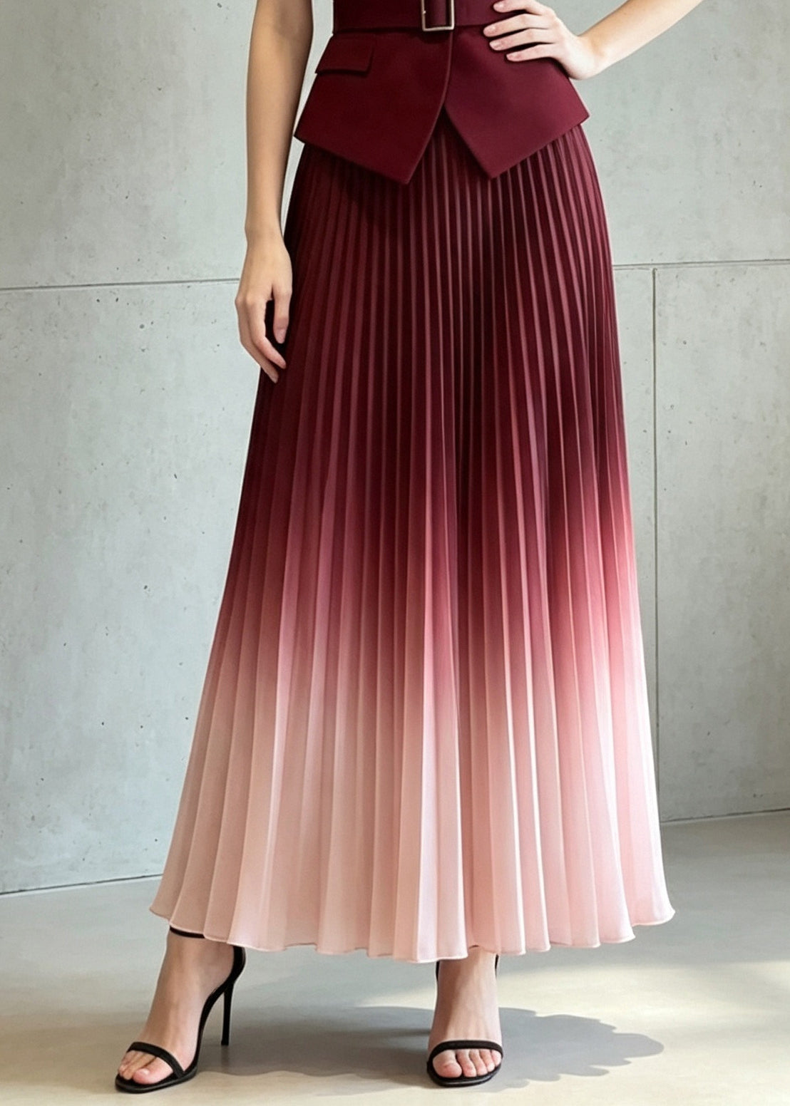 Women's Two-Piece Tunic Set Gradient Style 3