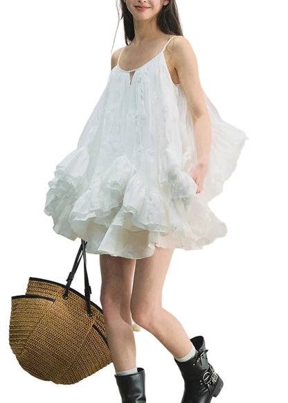 Women's Two Piece Set Ruffled Patchwork Summer Style Co Ord 0