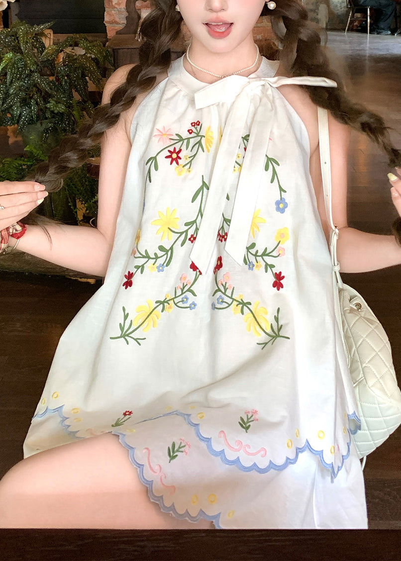 Women's Two Piece Skirt Set Embroidered Summer Style Co Ord Sets 3