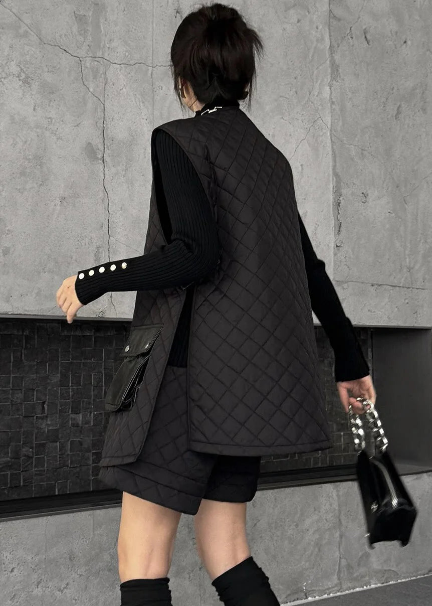Women's Two Piece Suit Set Asymmetrical Patchwork Plus Size 4