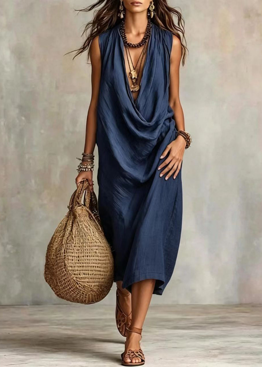Women's V Neck Holiday Dress Casual Summer Style 3