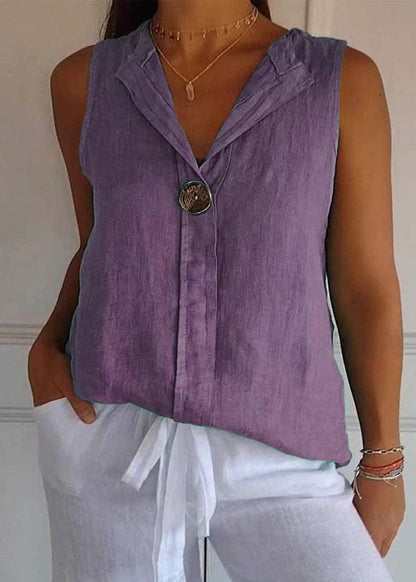 Women’s V Neck Patchwork Top Summer Style 2