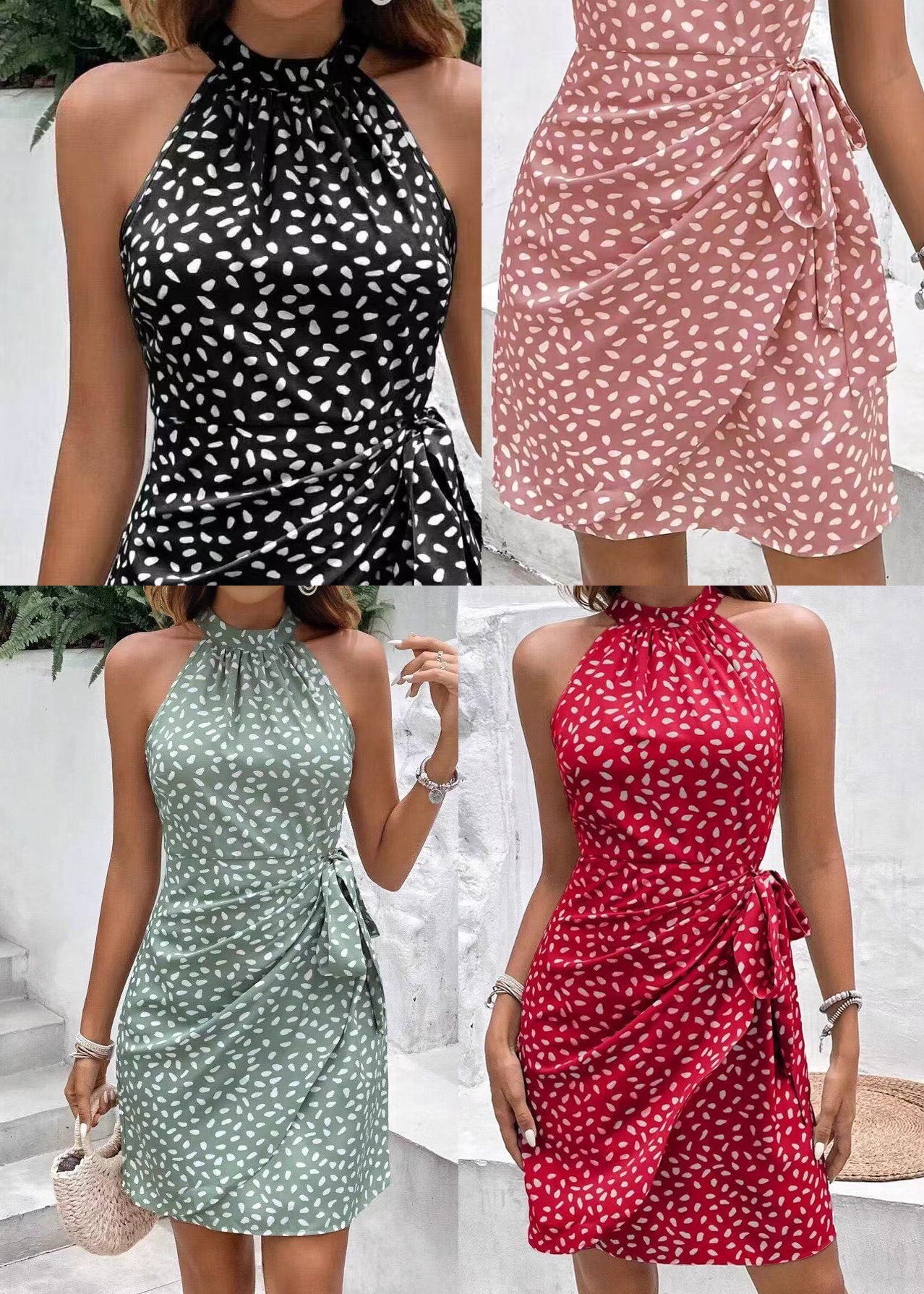 Women's Vacation Dress Printed Chiffon Summer Style 4