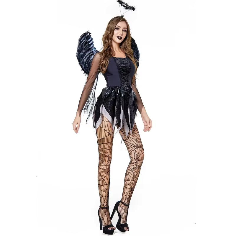 Women's Vampire Costume Gothic Style for Halloween and Carnival 4