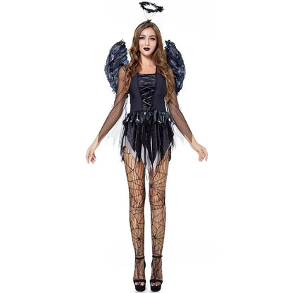 Women's Vampire Costume Gothic Style for Halloween and Carnival 5