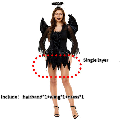 Women's Vampire Costume Gothic Style for Halloween and Carnival 7