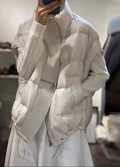 Women's Vest Zip-Up Drawstring Casual 2