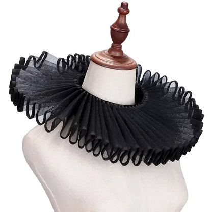 Women's Victorian Collar Ruffled Neck Accessory 0