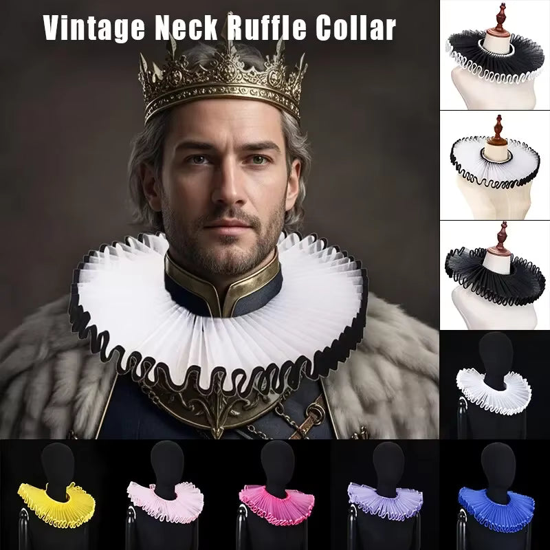 Women's Victorian Collar Ruffled Neck Accessory 1