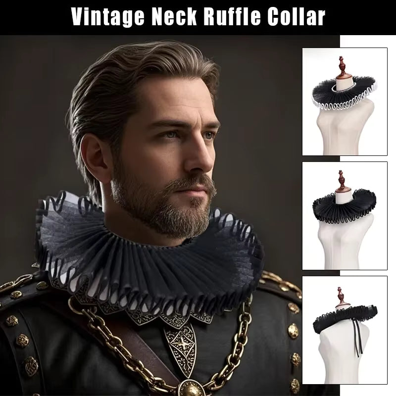 Women's Victorian Collar Ruffled Neck Accessory 2