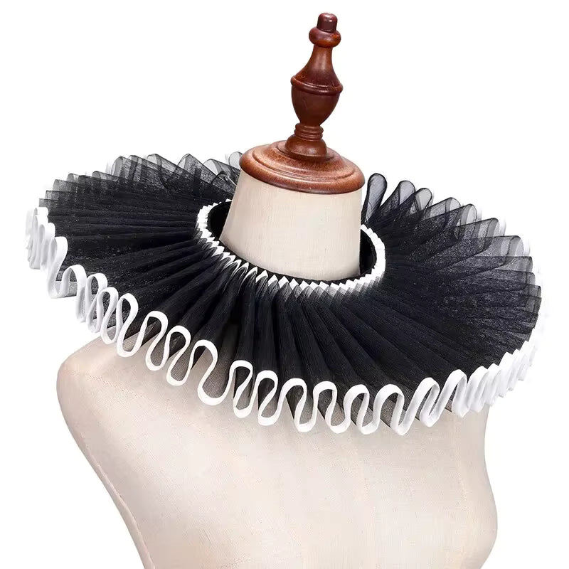 Women's Victorian Collar Ruffled Neck Accessory 6