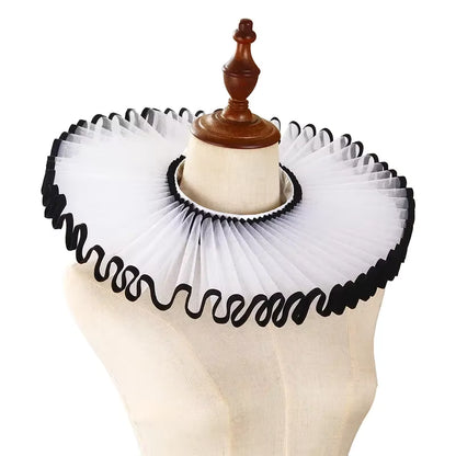 Women's Victorian Collar Ruffled Neck Accessory 8