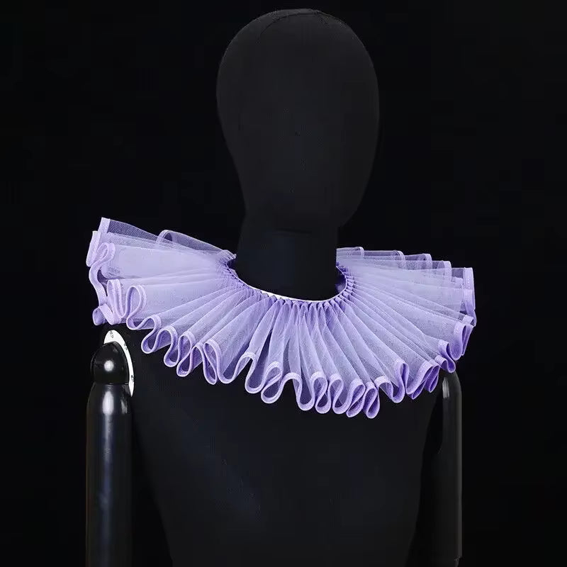 Women's Victorian Collar Ruffled Neck Accessory 9