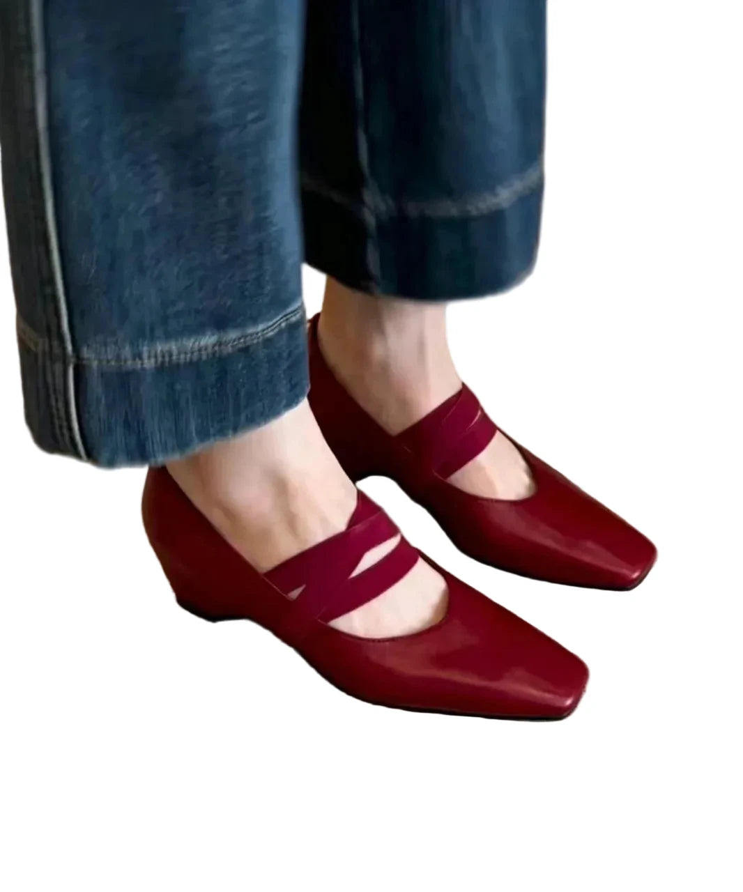 Women’s Wedge Heels Vintage Cross Strap Design 0