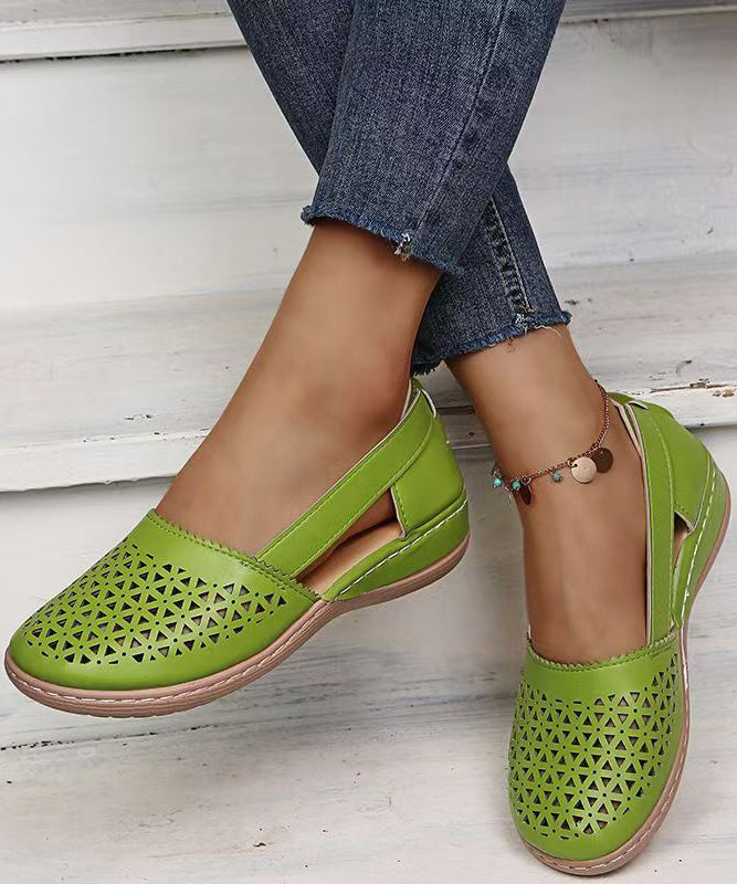Women's Wedge Sandals Hollow Out Splicing Design for Comfort and Style 1