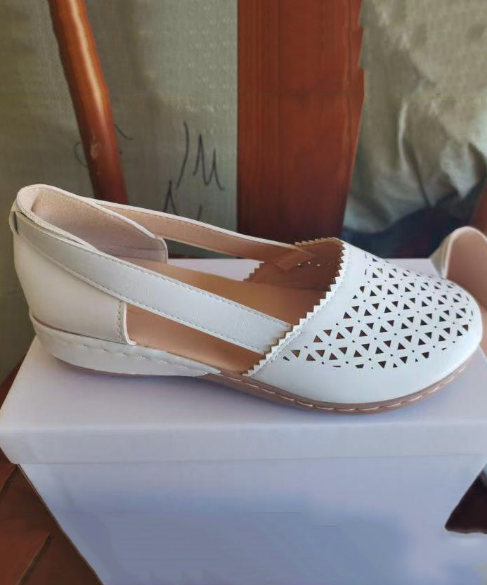 Women's Wedge Sandals Hollow Out Splicing Design for Comfort and Style 3