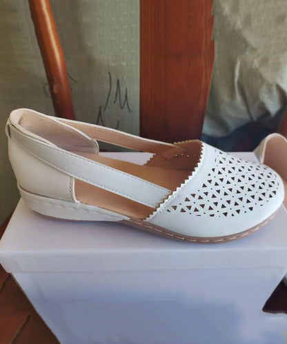 Women's Wedge Sandals Hollow Out Splicing Design for Comfort and Style 3