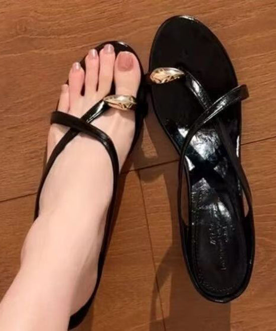 Women's Wedge Sandals Thong Spliced Design 2