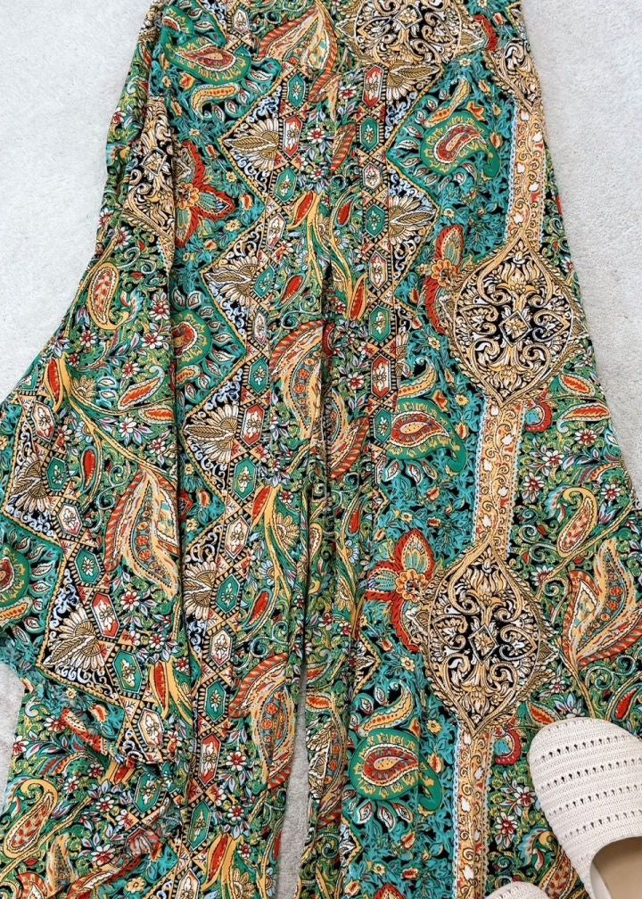 Women's Wide Leg Pants Asymmetrical High Waist with Pockets 3