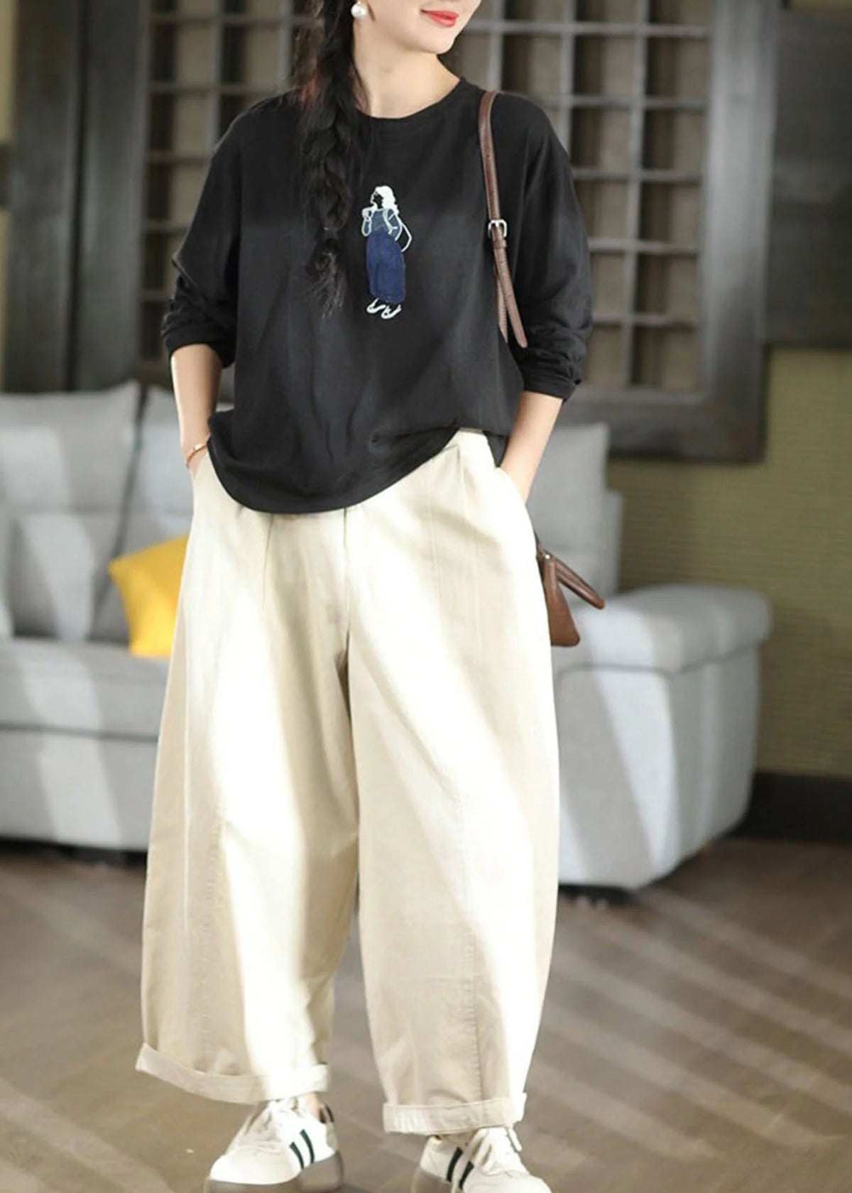 Women's Wide Leg Pants Oversized Fit 2