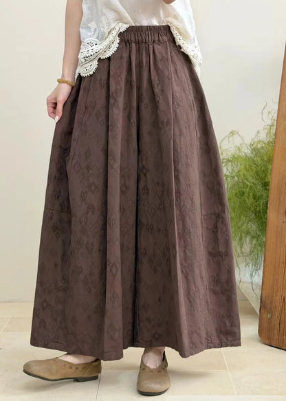 Women's Wide Leg Pants Patchwork Style Plus Size 1