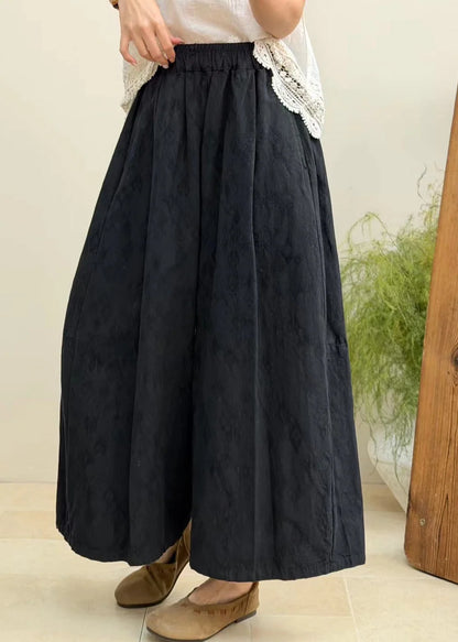 Women's Wide Leg Pants Patchwork Style Plus Size 2
