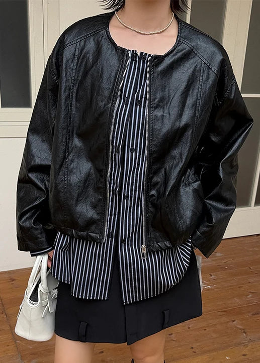 Women's Winter Coat Oversized Patchwork Striped Design 3