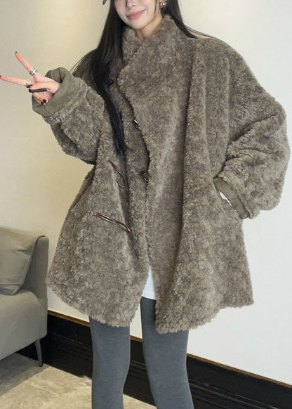 Women's Winter Coat Stand Collar Patchwork 2