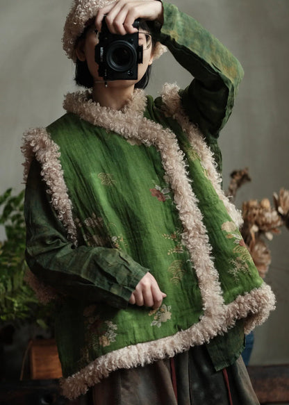 Women's Winter Vest Patchwork Style 1