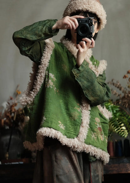Women's Winter Vest Patchwork Style 3