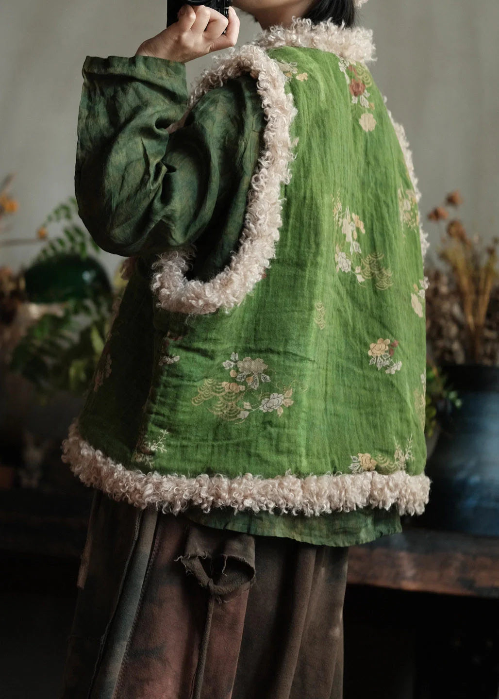 Women's Winter Vest Patchwork Style 4