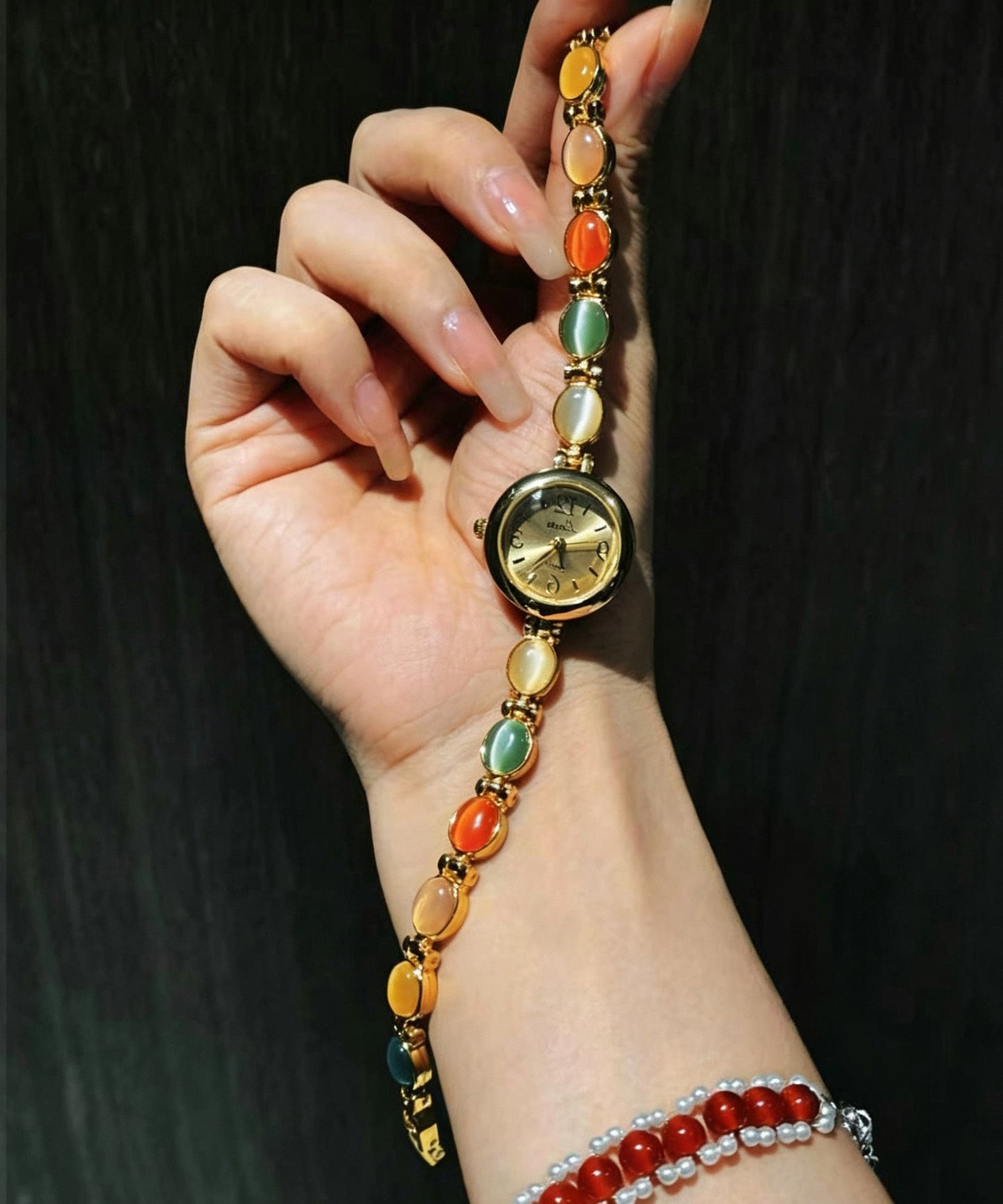Women's Wristwatch Artistic Rainbow Design 4