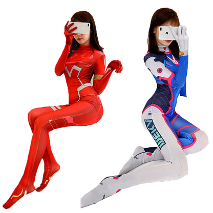 Women's Zentai Bodysuit Cosplay Jumpsuit 0